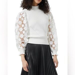 French Connection‎ Juri Mozart Mock  Pullover Sweater Small